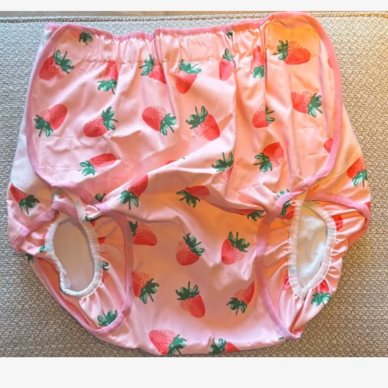 ABDL Japanese Style Diaper Cover Cute Print Reusable Waterproof Breathable Nappies Panties Adult Washable Training Pants