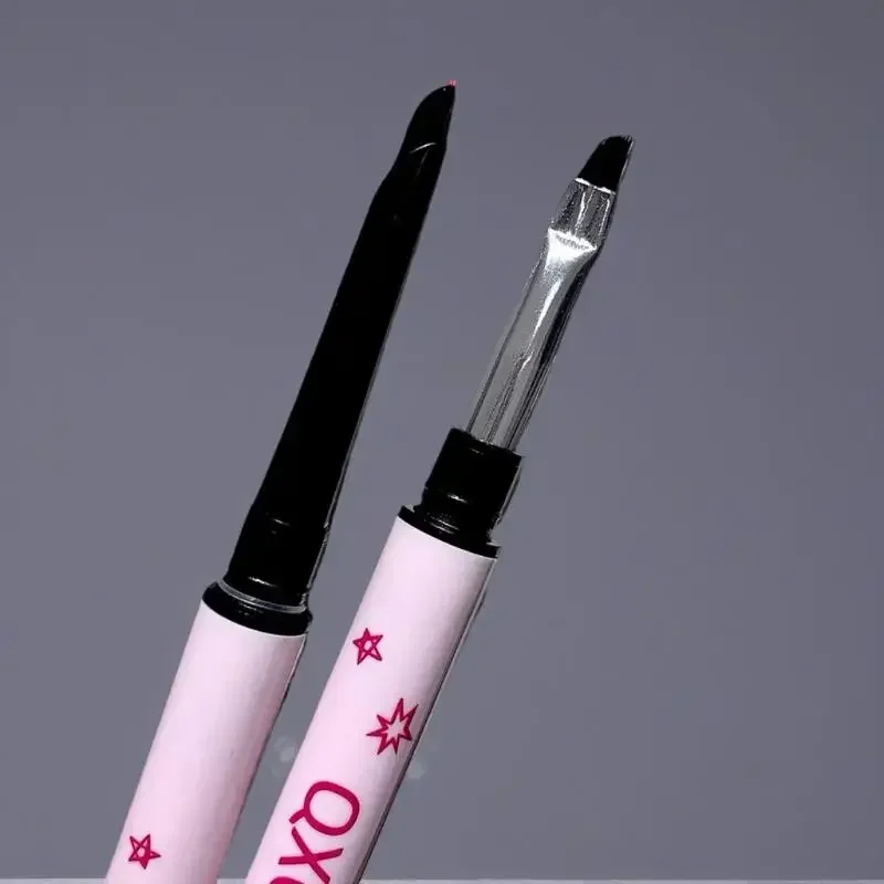 더블 헤드 아이라이너 펜 2 in 1 내추럴 매트 리잉 실크웜 아이라이너 젤 펜슬 지속력 좋은 블랙 브라운 아이 메이크업 화장 도구