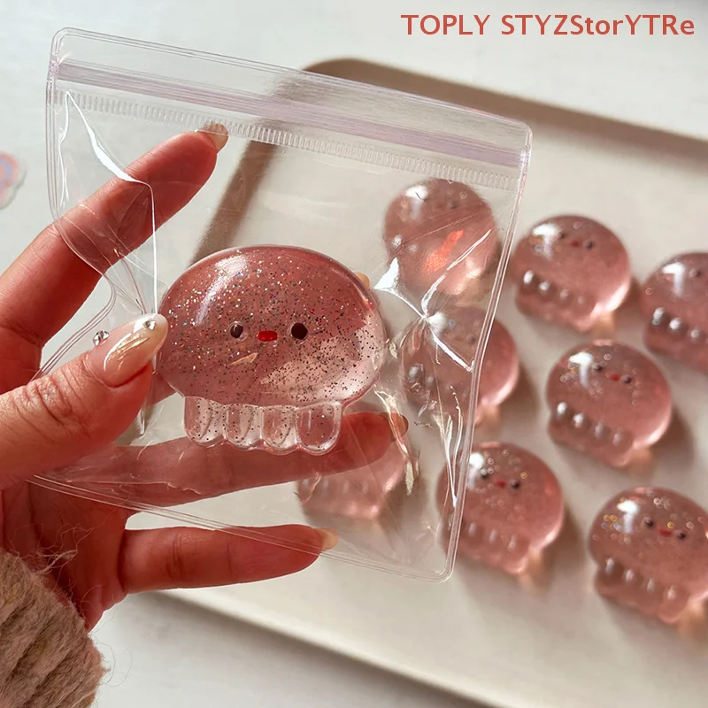 ألعاب كرتونية عصرية ناعمة لامعة على شكل قنديل البحر ألعاب لطيفة لتخفيف التوتر ألعاب مضحكة لتخفيف الضغط ألعاب انتعاش بطيء إبداعية هدايا #1