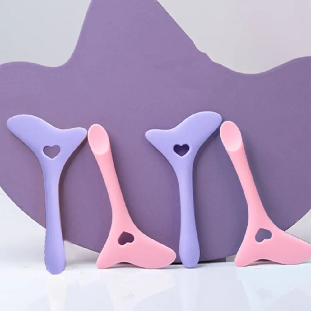 2개입 2in1 아이라이너 스텐실 윙 팁 실리콘 아이섀도우 마스카라 드로잉 도구 가짜 속눈썹 씰 립스틱 아이라이너 로케이터