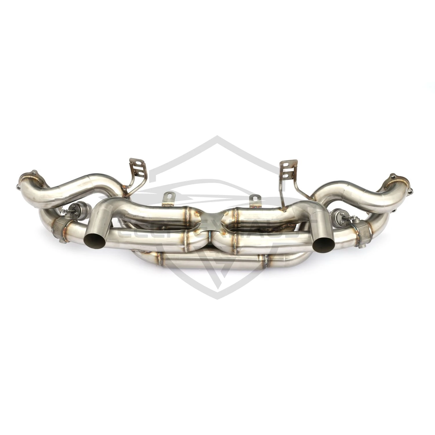 

Aggressive Exhaust Sound ECCF Valved Catback Exhaust For Porsche 718 GT4 Spyder GTS Performance Upgrade Easy Installation