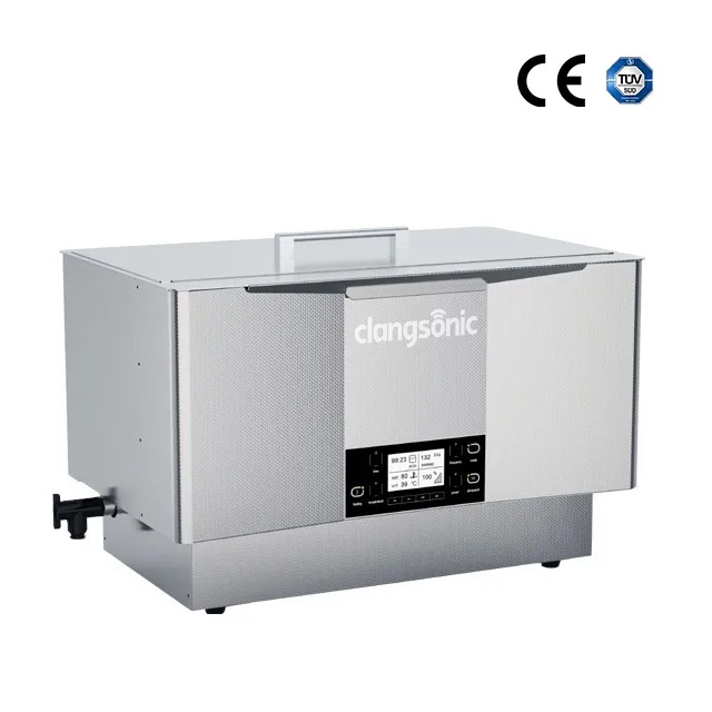 Hot Sell 28kHz 40kHz High Quality Latest Product 30L LCD Screen Digital Benchtop Ultrasonic Cleaner