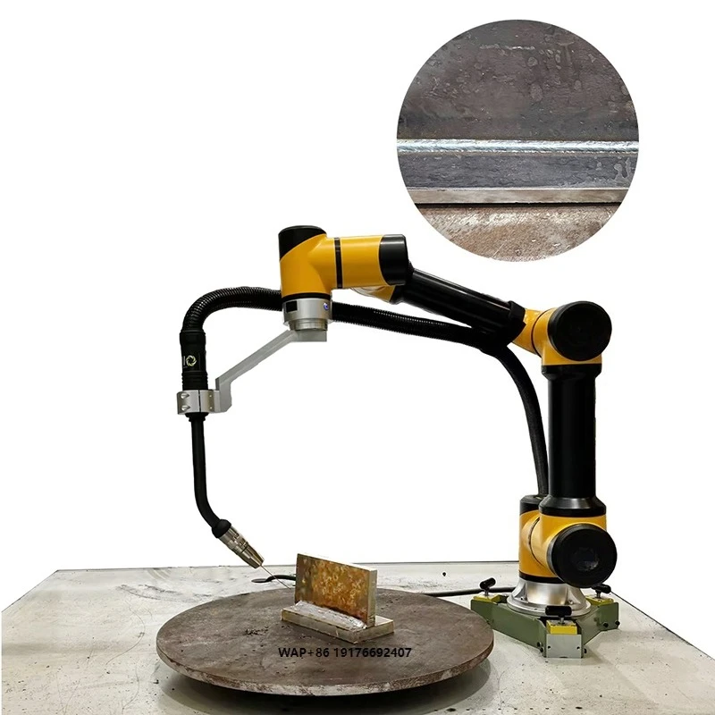 Industrial Integrated Robotic Arm Mig Welding Machine With Collaborative Cobot Table for Corner Welding With Factory Price