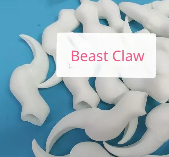 Beast Claw Nail White Film Fursuit Accessories Werewolf Fury Cosplay Clothing Cosplay Costumes