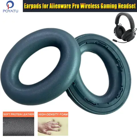 Replacement Earpads for  Alienware Pro Wireless Gaming Headset Repair Parts Ear Pads Cushions Earmuff & Headphone Case