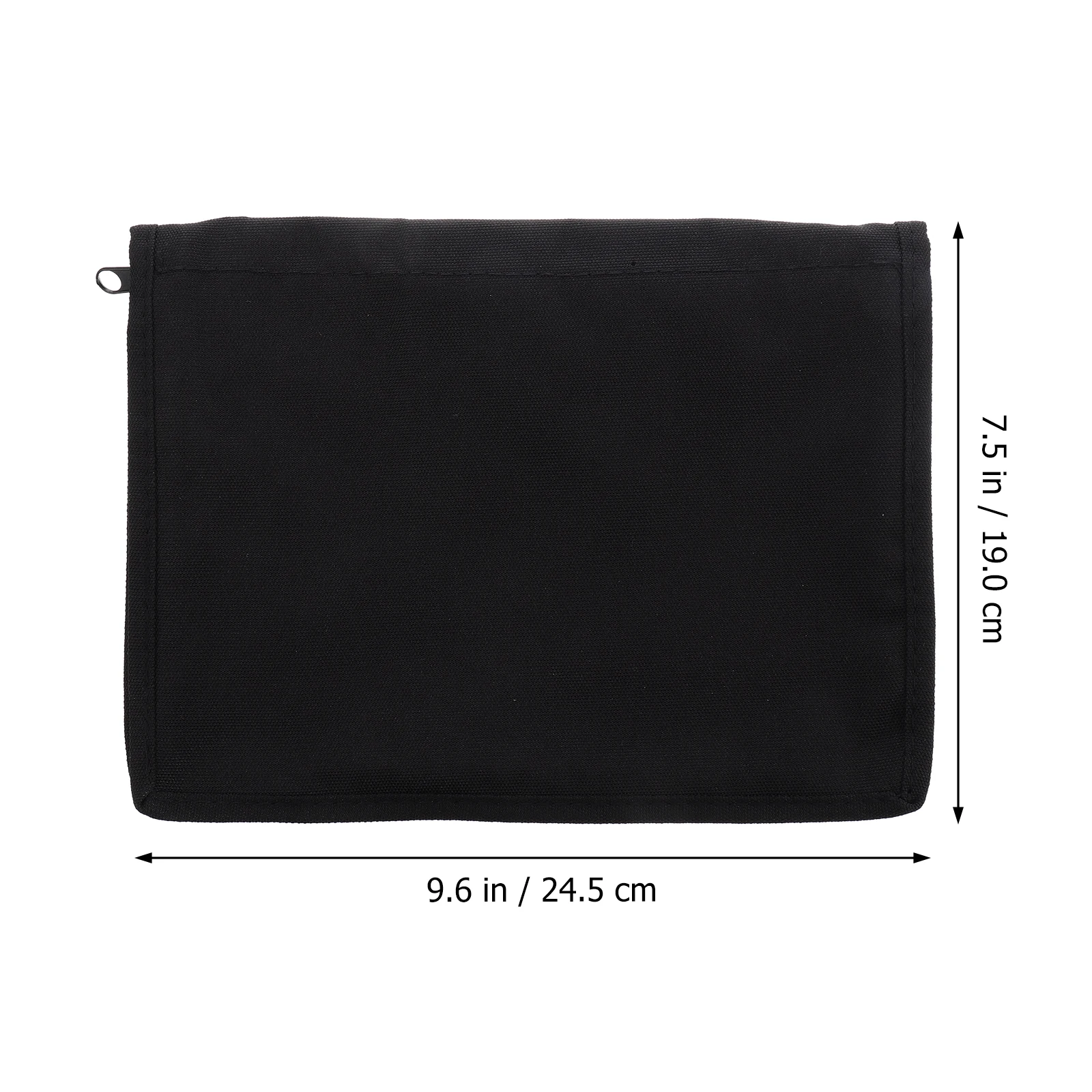 1Pcs Portable Document Pouch Sturdy Oxford Cloth File Bag Zipper Closure Secure Storage for Files Papers Folders Stationery