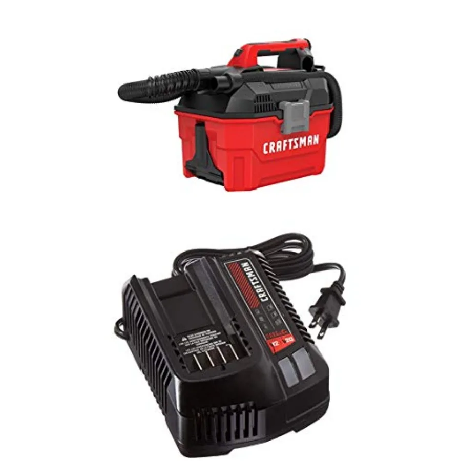 

V20 Cordless Shop Vac 2 Gallon Wet/Dry with Fast Charger Battery Sold Separately CMCV002B and CMCB104