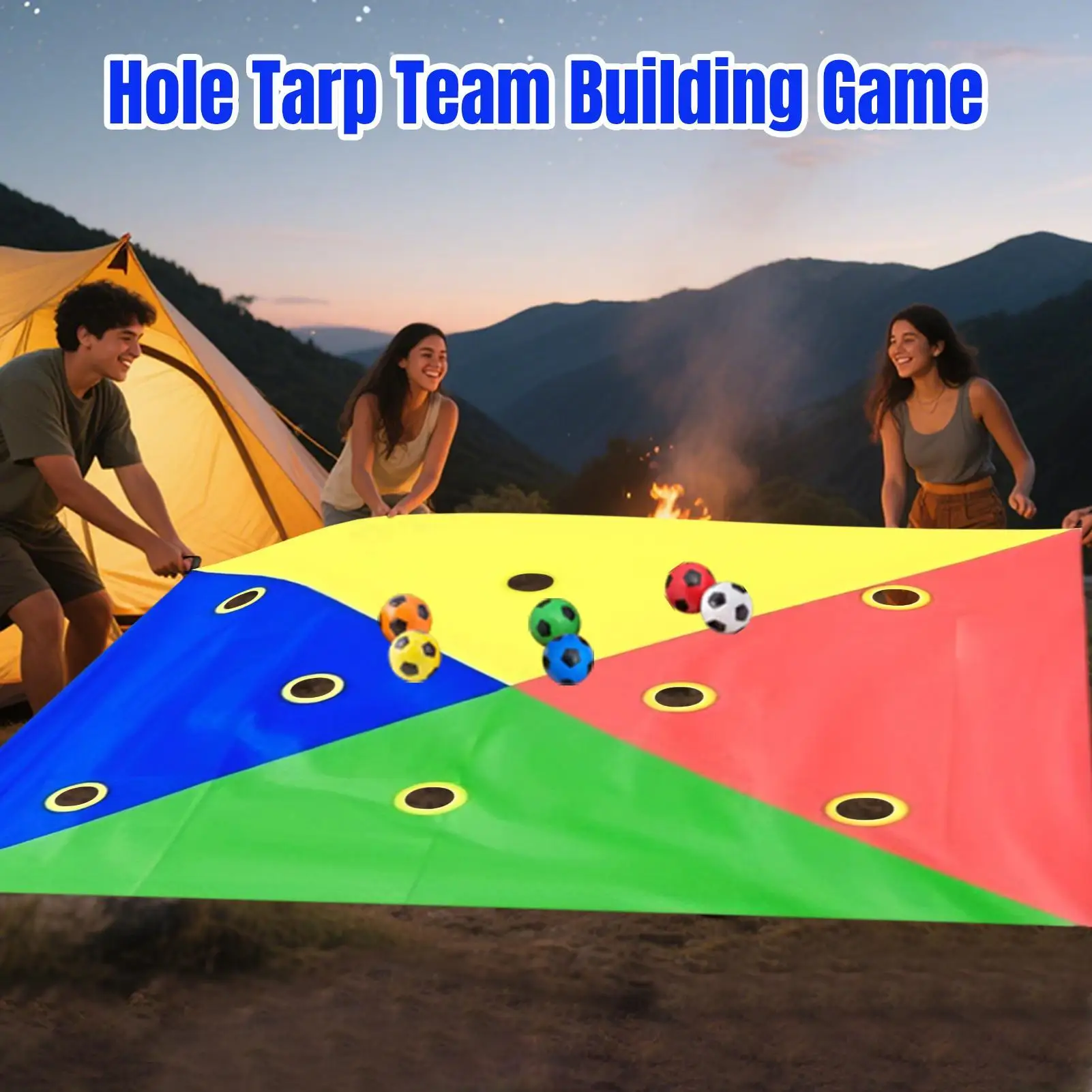 Group Games For Adults Hole Tarp Interactive Activities Fun Hole Trap Group Games For Outdoor Kids Adults Travel Camping Family