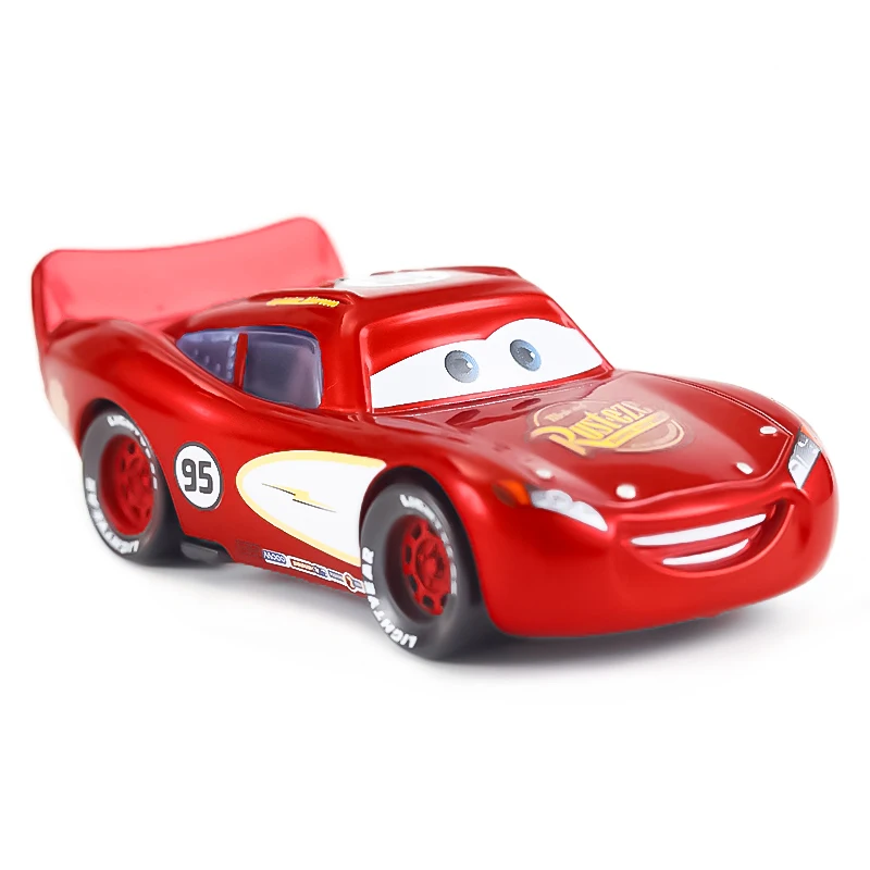 Cartoon Pixar Cars Lightning McQueen 1/55 Metall-Druckguss Anime-Figur Storm Jackson Rennspielzeug Sammlerstücke Kindergeschenke