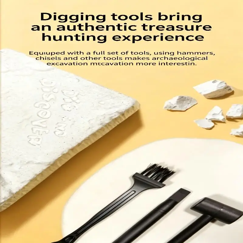 Dinosaur Fossil Dig Kit 3D Skeleton Model STEM Learning Toy Science Discovery Gift Educational Excavation Set for Kids