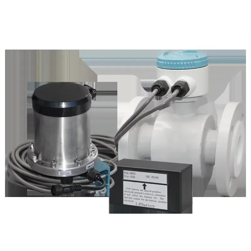 Battery Powered GPRS Magnetic Flow Meter Including Cloud Database