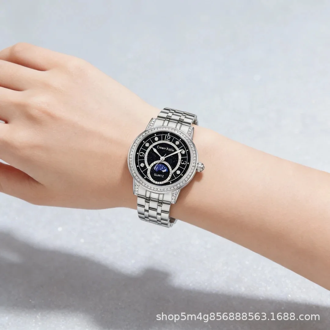 【 Crown Kallie 】 Starry Sky Series Starry Sky Full Automatic Women's Watch CK8174