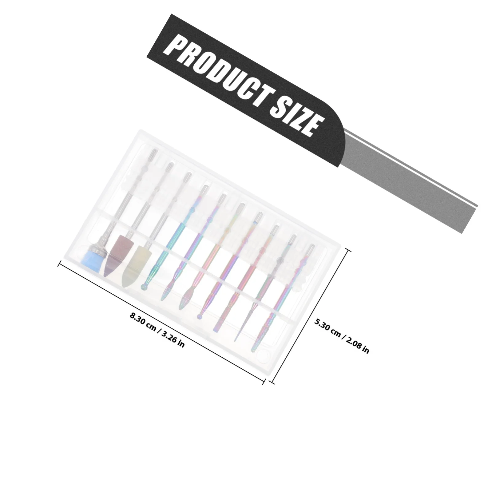 1 set 1 Set Grinding Heads Kit Manicure Drill Bits For Nail Polishing Pedicure Care Nail Art Tools Sanding Grinding Accessories