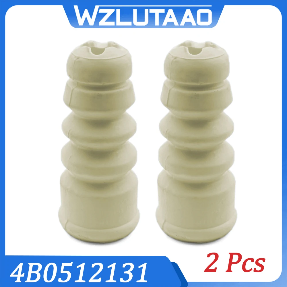 4B0512131 4B0512131N 2pcs Rear Suspension Shock Bump Stop Rubber Buffer For Audi A4 A6 C5 C6 2001-2011 Seat Exeo 2009-2014