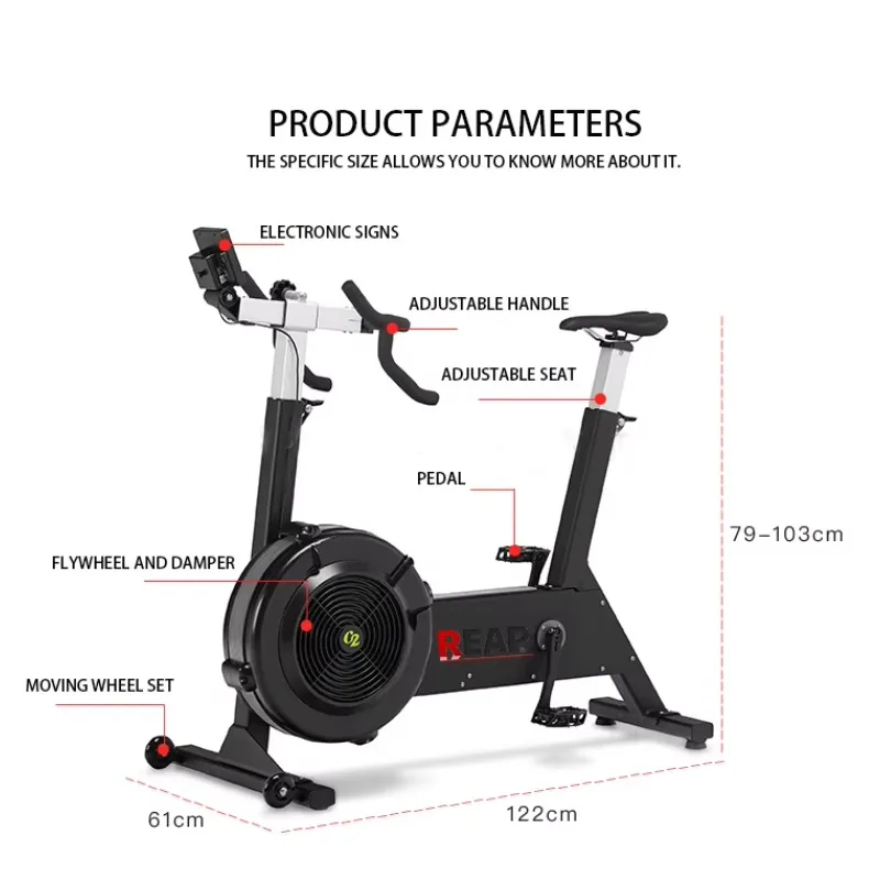 

High-Quality Indoor Air Bikes - Fitness Exercise Equipment for Home Gyms & Commercial Use