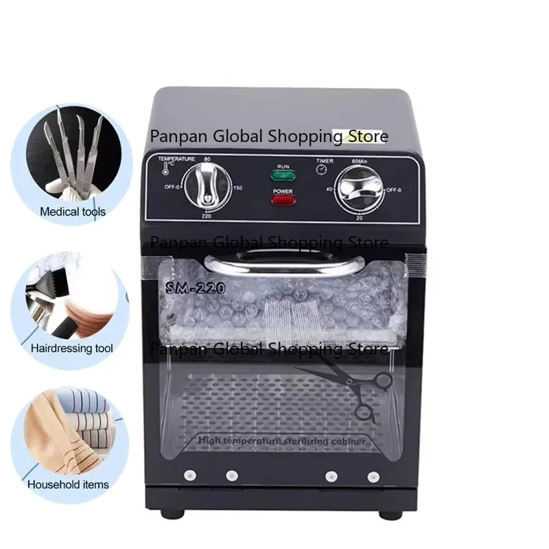 

Dry Heat Ca-binet for Nail Tool Towel Warmer Manicure De-ntal Clinic High Temperature U-V Sterilization Box Sterilizer Machine