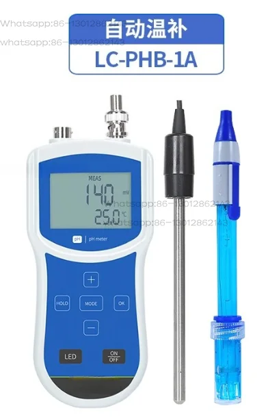 Portable pH meter, laboratory pen pH meter, fish tank pH value detector, industrial water quality instrument