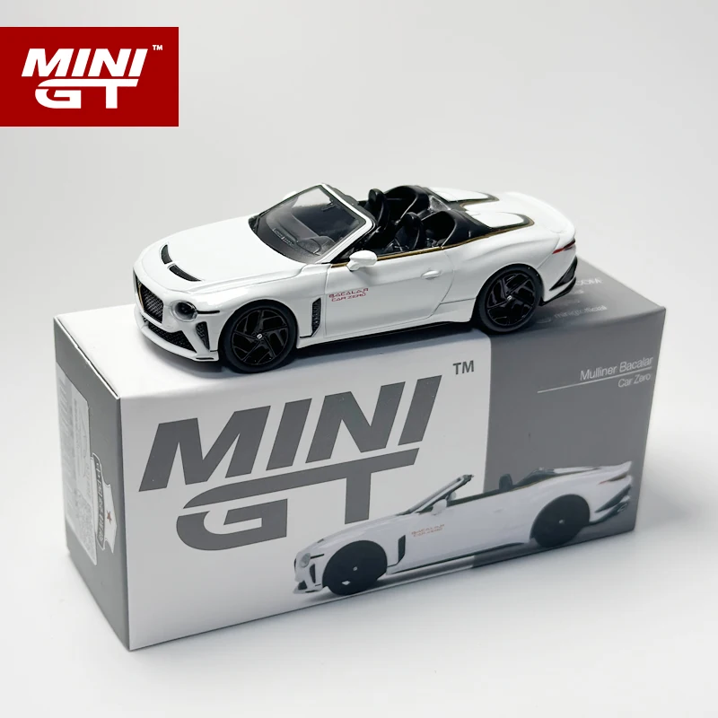 minigt 1:64 Mulliner Bacalar Car Zero White alloy car model 544