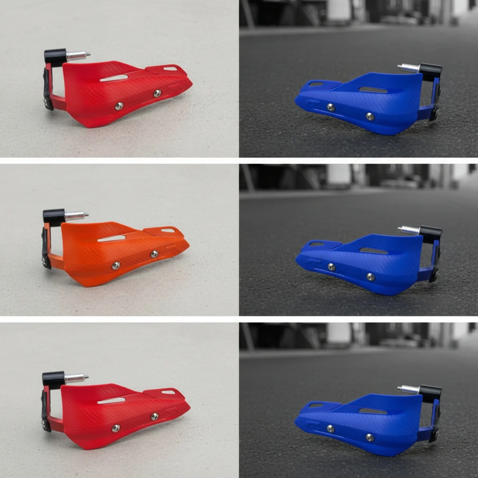Handlebar Handguards with Aluminum Bracket Rigid Motorcycle Hand Protectors Motorcycle Hand Guards Reinforced for Motorcyclists