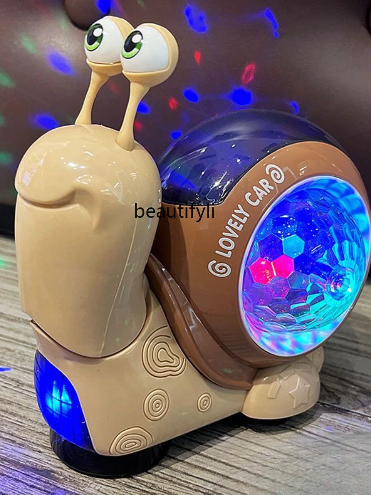 Toys Snail Children's Toys Electric can sing 0 to 1 year old babies