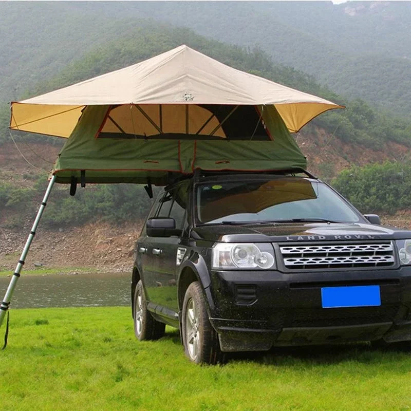 Easy to Set Up Soft shell Roof Top Car Tent Clamshell car tent Waterproof SUV Truck Car Rooftop Tent