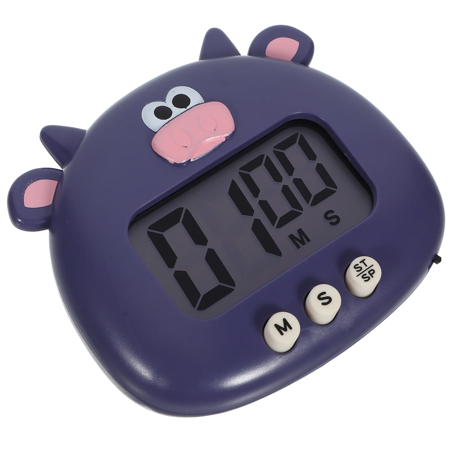 

Cartoon Ox Baking Timer Plastic Material Practical Longtime Use Special Shape Cooking Study Work Bake Gift Friends Teachers