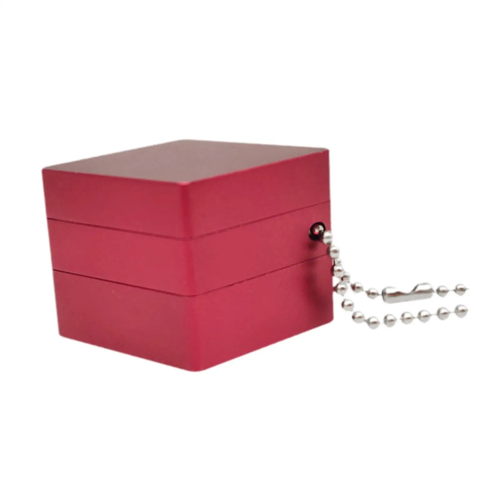 

Держатель для мела для кия, удобный для хранения, удобный для переноски, мини-прочный контейнер (красного цвета), аксессуары для бильярда, коробка для кия