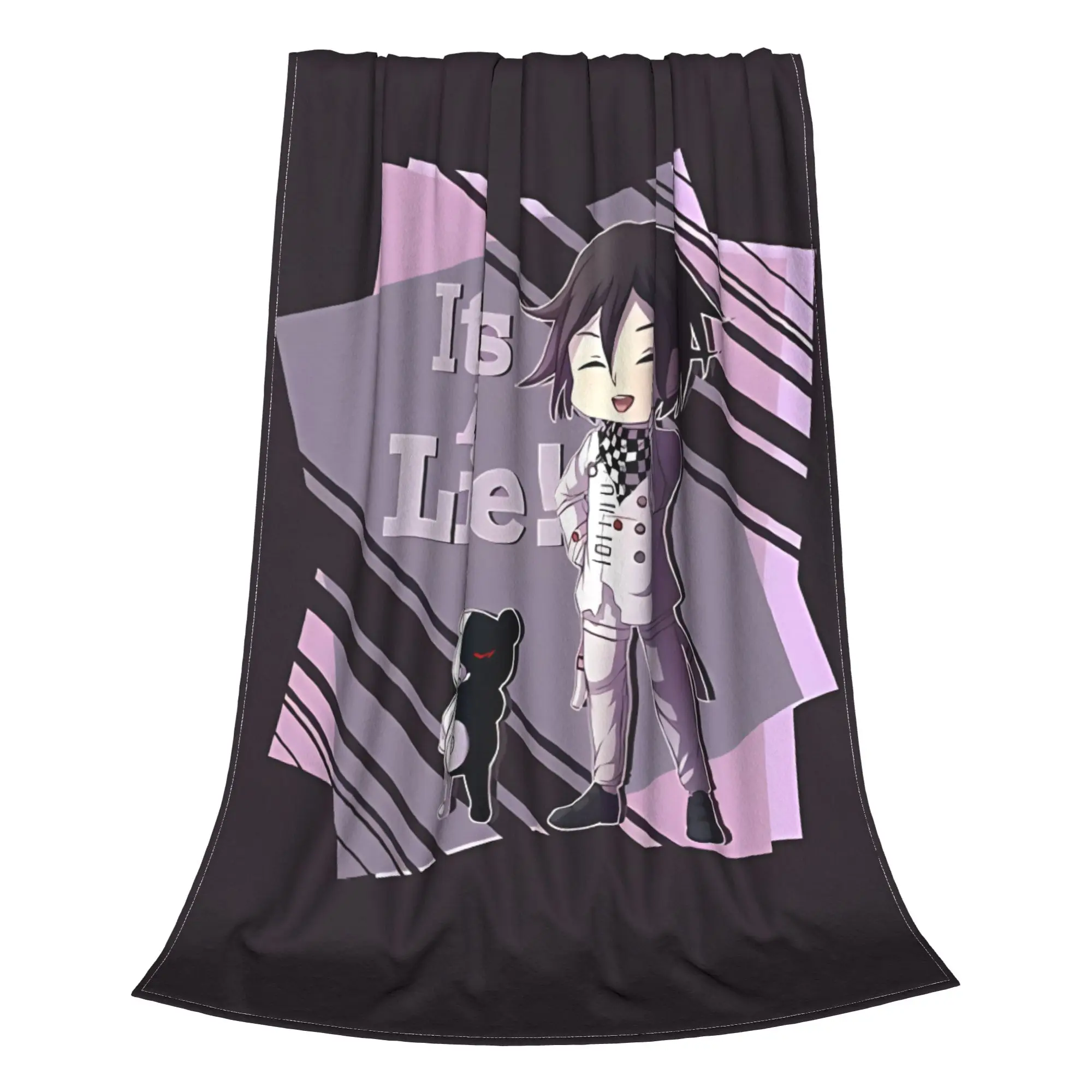 1PC Home Cute Room Decor Ouma Kokichi   It's A Lie! Blanket Throw Blanket Danganronpa Novelty Warm Blanket All Season