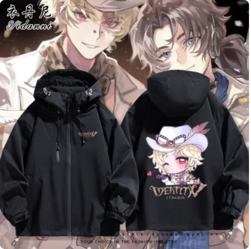 

Толстовка с капюшоном в стиле японского аниме Identity V Naib Subedar Norton Campbell, косплей, осень-зима, мужское и женское пальто, свободная куртка, топы YD