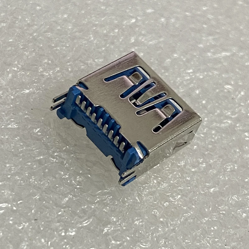 USB 3.0 Typ-A Buchse 9-Pin Rahmenlos Blau Verklebter SMD-Anschluss PCB-Lötanschluss USB-A Buchsenanschluss Ersatzteile zur Reparatur – Detail 10