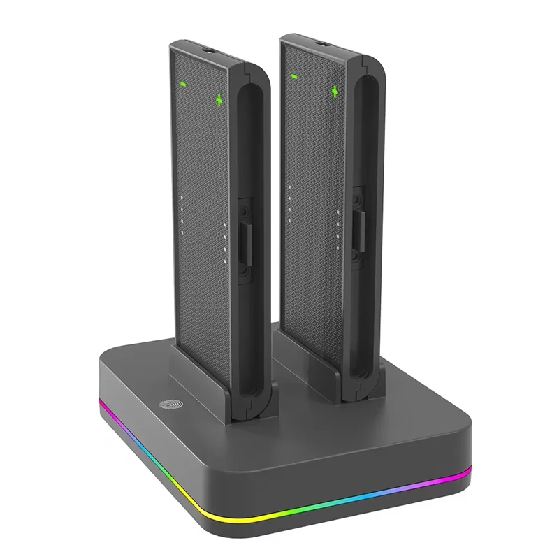 مناسبة لقاعدة شحن بمقبض Switch2 SW2 4 في 1 قبضة شحن NS2 مقبض صغير