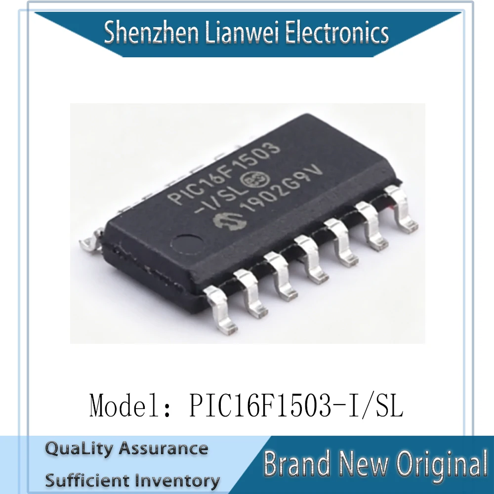 100% nuevo y original PIC16F1503 PIC16F1503-I/SL IC MCU 8BIT 3.5KB Chipset FLASH SOP-14
