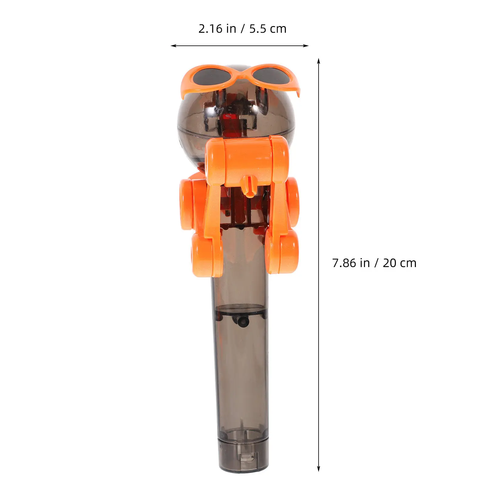 2Pcs Lollipop Robot Creative Plastic Holder Novelty Relax Decompression Pop Up Fun Gift Lollipop Holder Decompression Toys