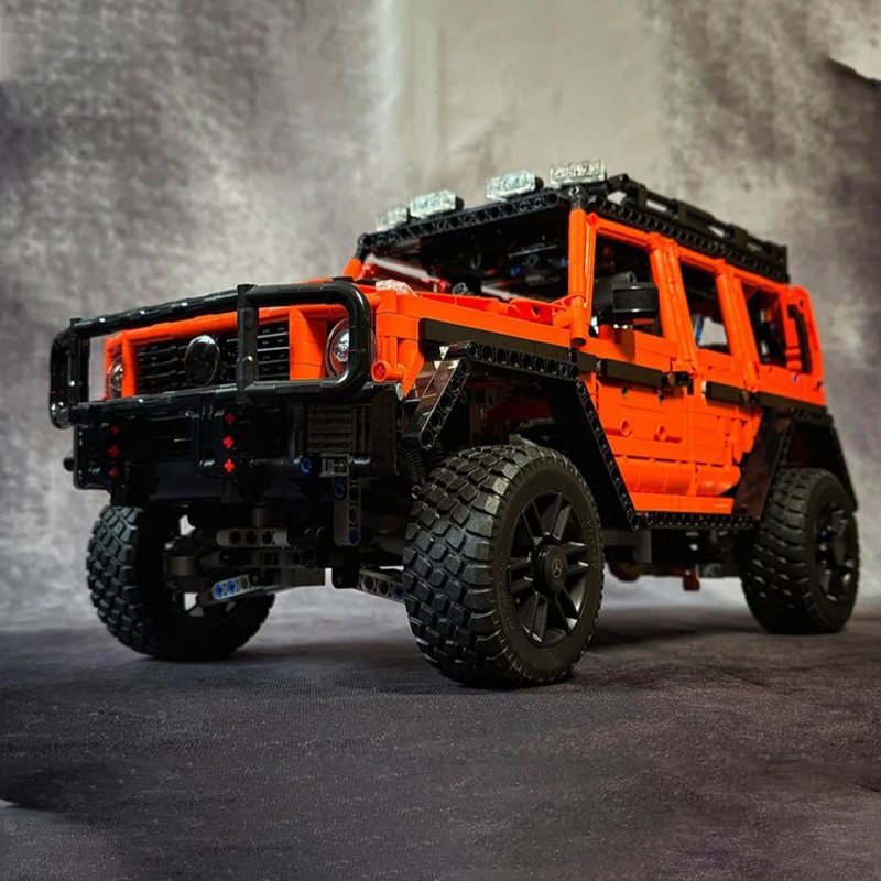 2839 деталей MOC Mercedes-Benz G500: Техническая модель, конструктор, рождественский подарок, развивающая игрушка для детей, идея для самостоятельной сборки