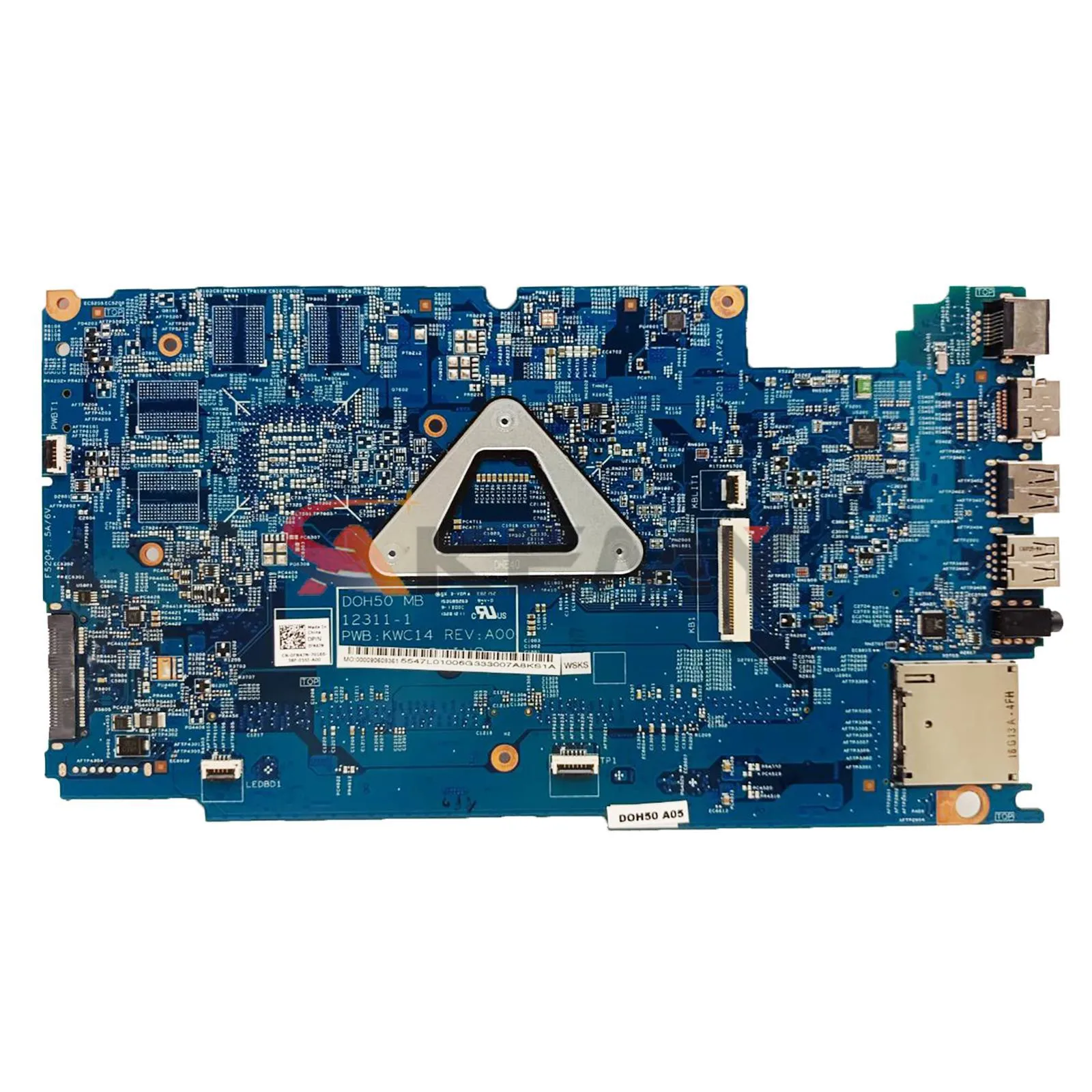 For DELL Inspiron 15 7537 Laptop Motherboard With I7-4500U CPU DDR3L DOH50 MB 12311-1 Mainboard KWC14 CN-043KWC 043KWC