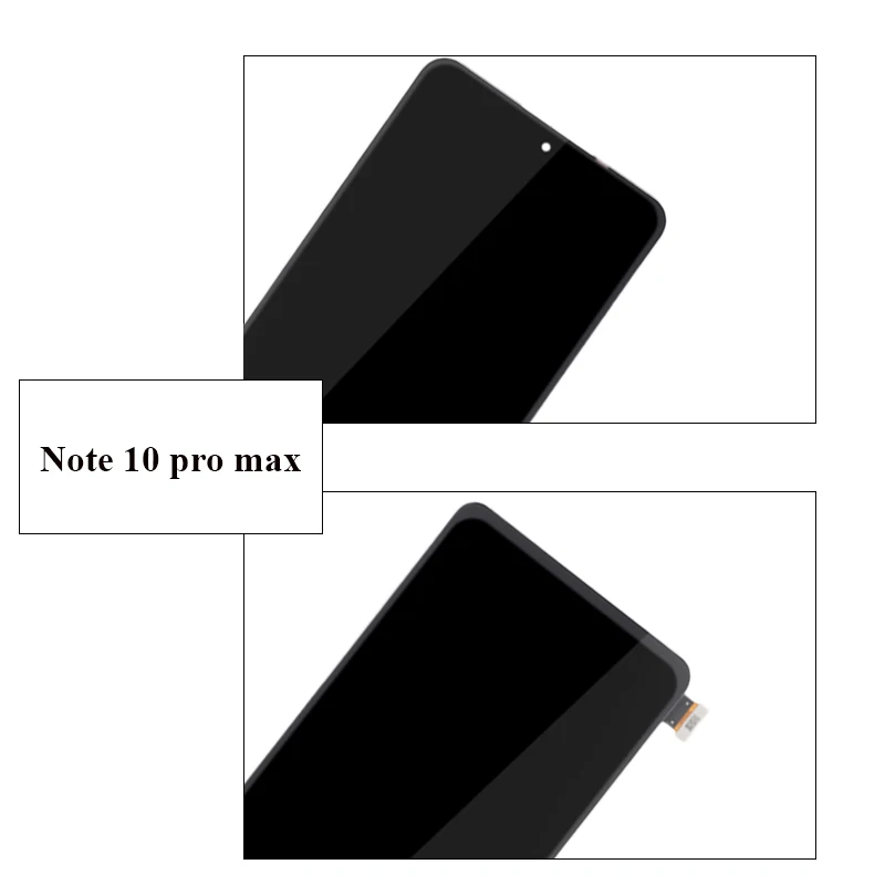 Imagem -04 - para Xiaomi Redmi Nota 10 Pro Max Display Lcd Substituição do Conjunto da Tela de Toque Digitador para M2101k6i Display 6.67