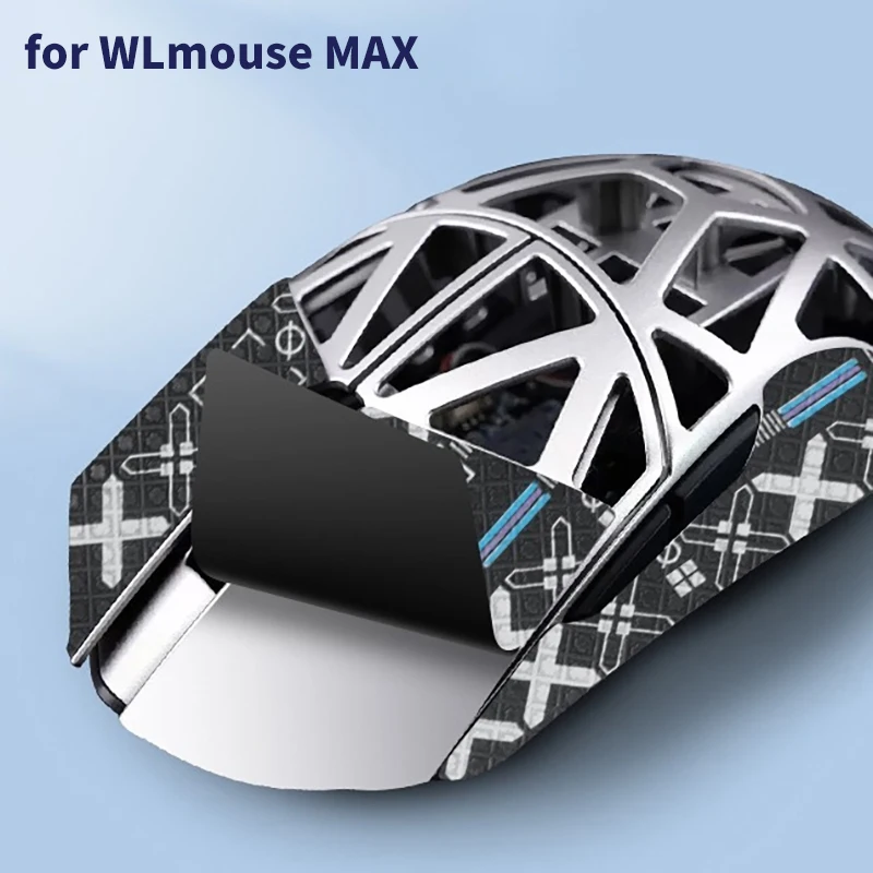 สติกเกอร์เมาส์ Anti-SLIP Mouse Grip เทปสเก็ตสติกเกอร์สําหรับ WLmouse MAX เมาส์สําหรับเล่นเกม E-Sports Gamer Accessorie ดูดเหงื่อลื่น