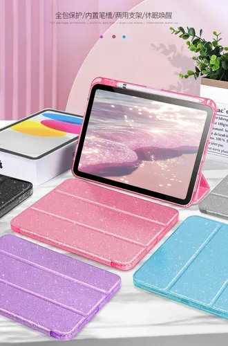 Imagen 2 del producto Para 2025 iPad Air 11 funda 10th 11th A16 funda para iPad Pro 11 Air 4 5 10,9 12,9 M2 M3 M4 Pro 13 10,2 7 8 9th funda porta lápices