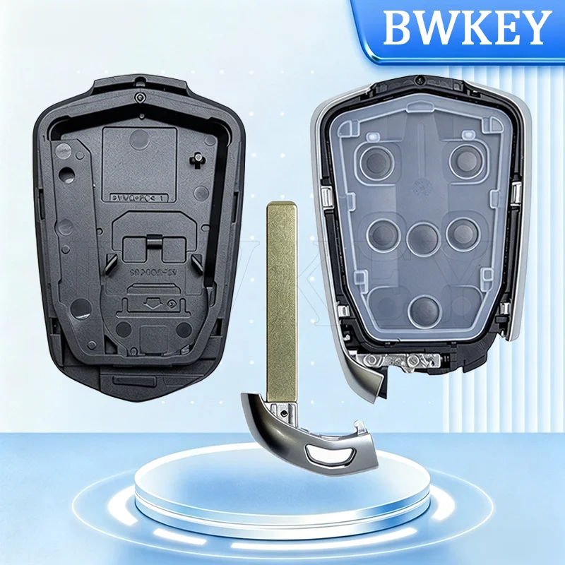 BW HYQ2AB-315MHz HYQ2EB-433MHz 3- 6 BTN Keyless Smart Key Shell Case For Cadillac Escalade ESV XTS CTS ATS XT5 XT4 CT6 2015-2019