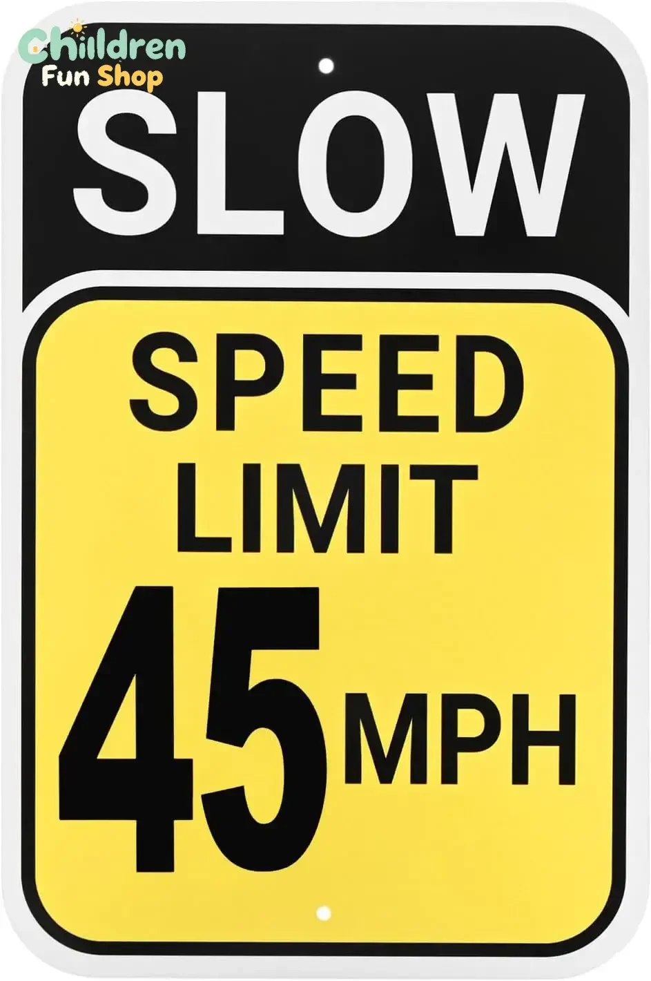 M METERXITY Speed Limit 45 MPH Sign, 12 x 8 Aluminum Weather Resistant Waterproof Rust Free Traffic Sign Traffic Street Signs