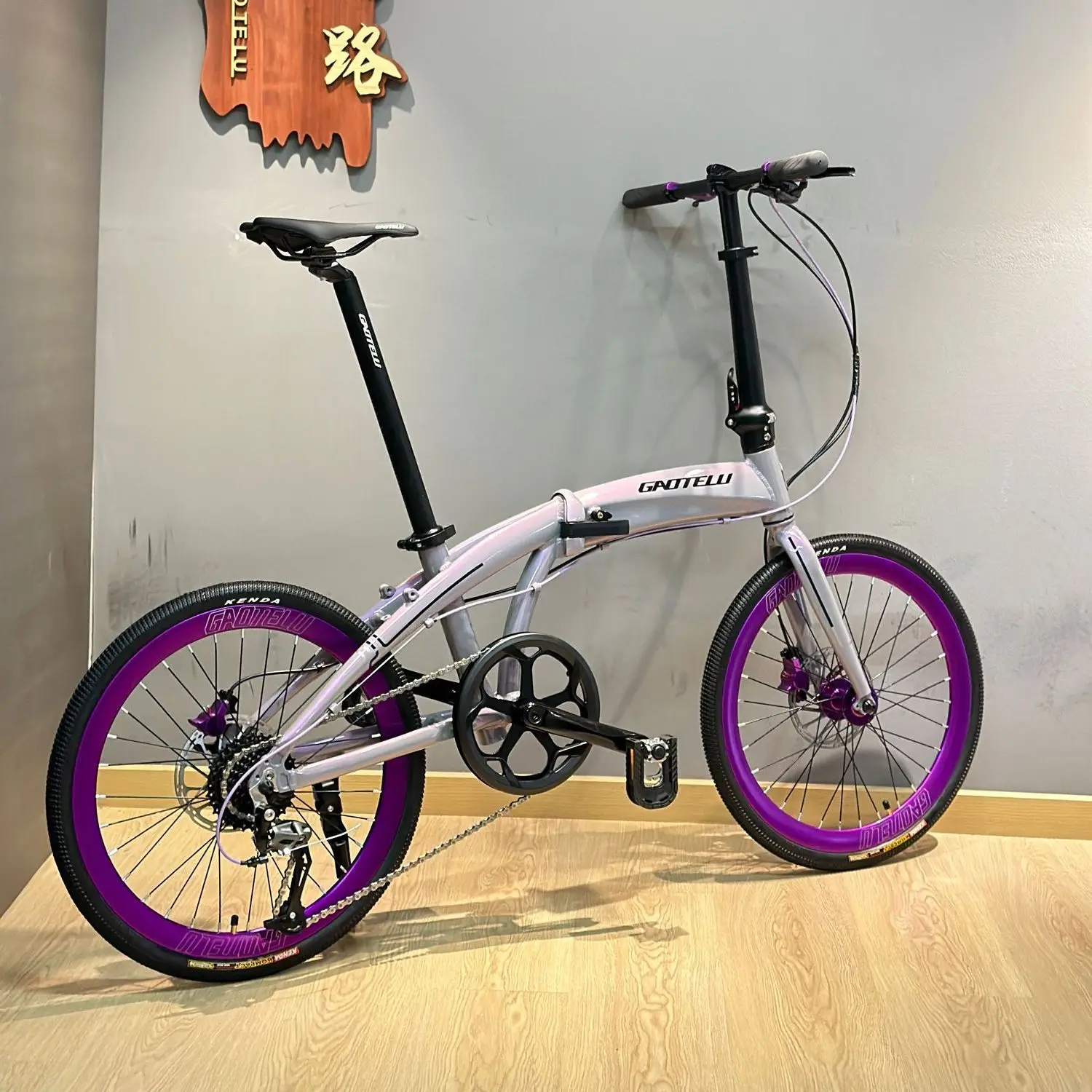 

22-дюймовый портативный складной автомобиль из алюминиевого сплава 451, маленькое колесо с регулируемой скоростью, велосипед для взрослых, сверхлегкий масляный дисковый тормоз ma