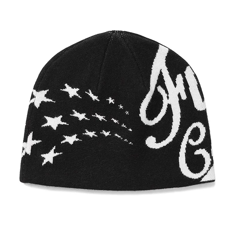 Women\'s Beanie Korean Wnter Knit Hip Hop Vintage Gothic Kpop Y2k Hats Streetwear Wool Caps Fashion Aesthetic Unisex Accessories