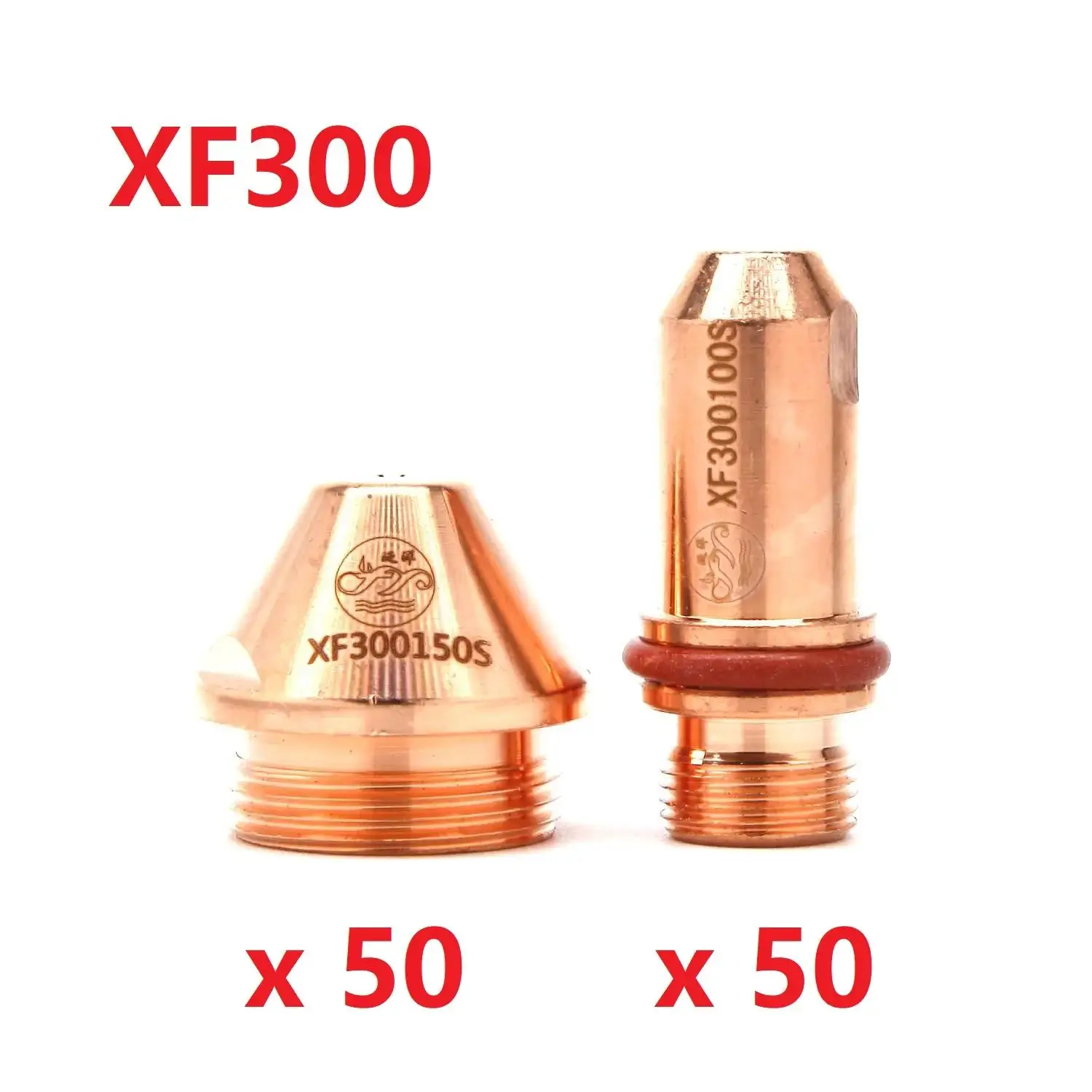 50 Elettrodo 50 Punta ugello FY-XF300 XF300 XF300H XF-300 XF 300 XF 300100   XF 300130   XF 300150   XF 300170   XF 300190   Torcia al plasma CNC