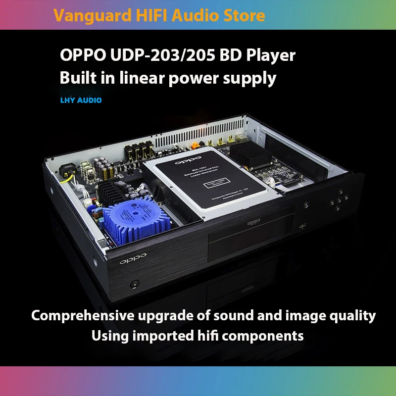 LHY AUDIO OPPO UDP-203 Blu-ray Player(Upgrade the built-in linear power board for non-destructive modification)