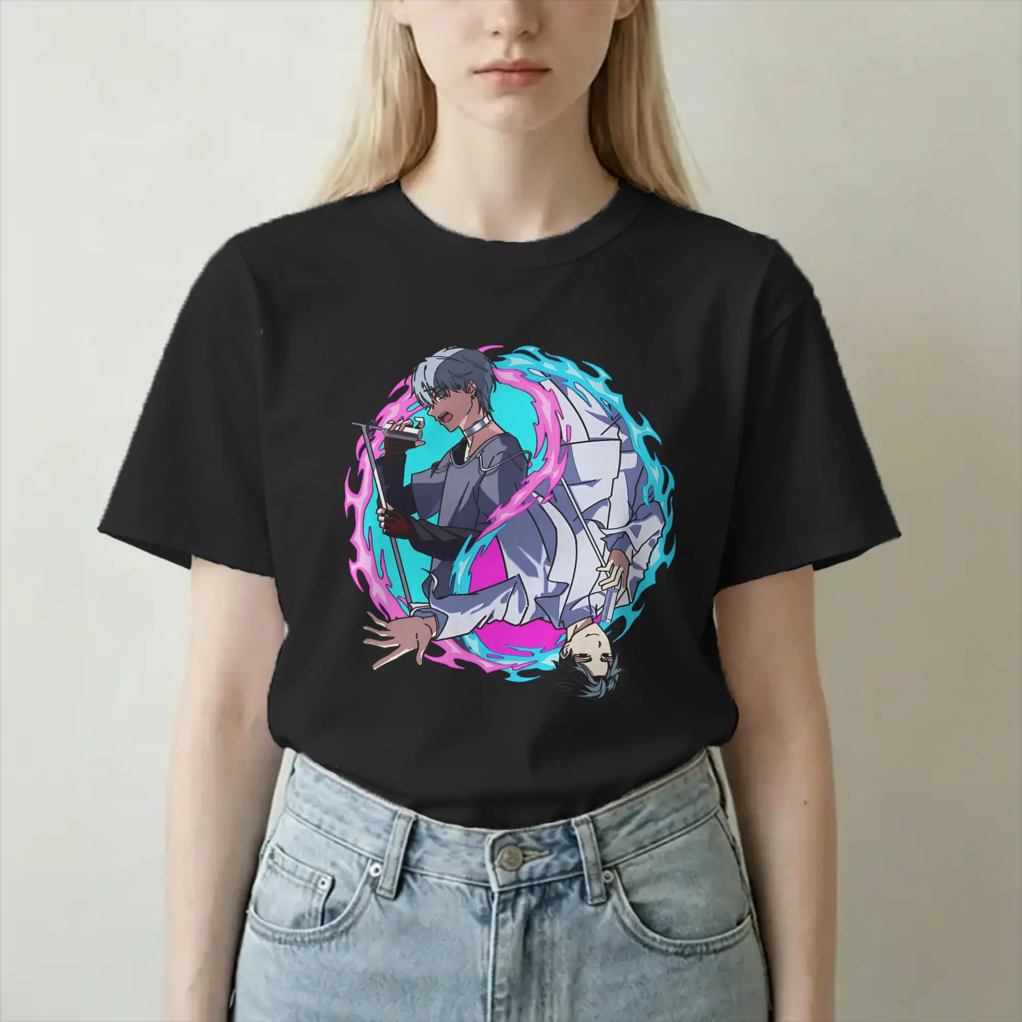 Alien Stage Till x Ivan 2  T-Shirt Men Women  Novelty Cotton Tee Shirt Crewneck Short Sleeve T Shirt Plus Size Tops