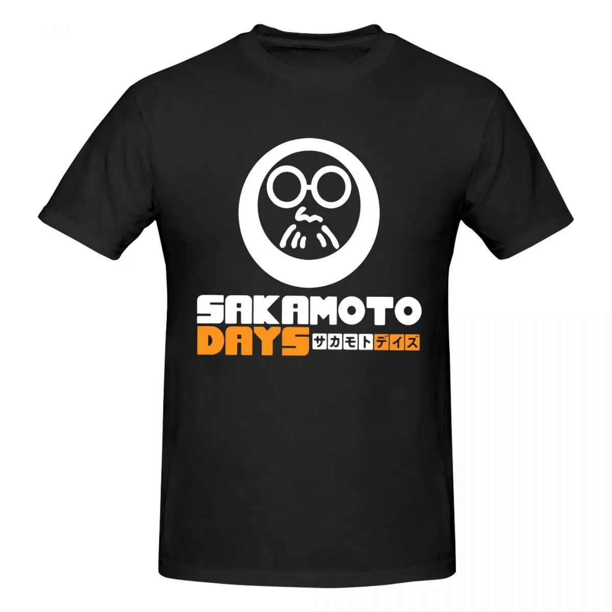 Men Sakamoto Days Anime T Shirt Vintage Big Size O-neck Cotton Custom Sleeve Anime Shirt