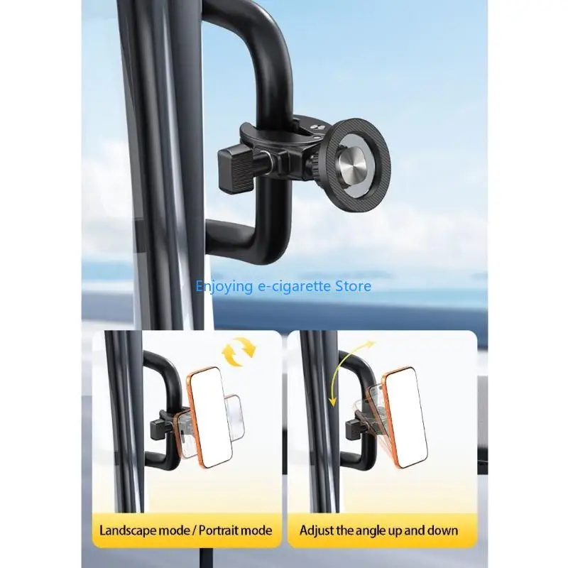 Multifunktionale magnetische Handyhalterung für Autos und LKWs, mühelose Einhandbedienung und vollständige Winkeleinstellung – Detail 9