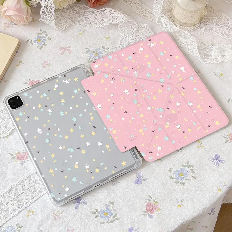 Shockproof 3+Y Fold Tablet Cover For IPad Mini6 8.3 Air3 10.5 Pro11 iPad 10.2 7/8/9 4/5th 10.9 10th iPad A16 2025 11th Air11/13