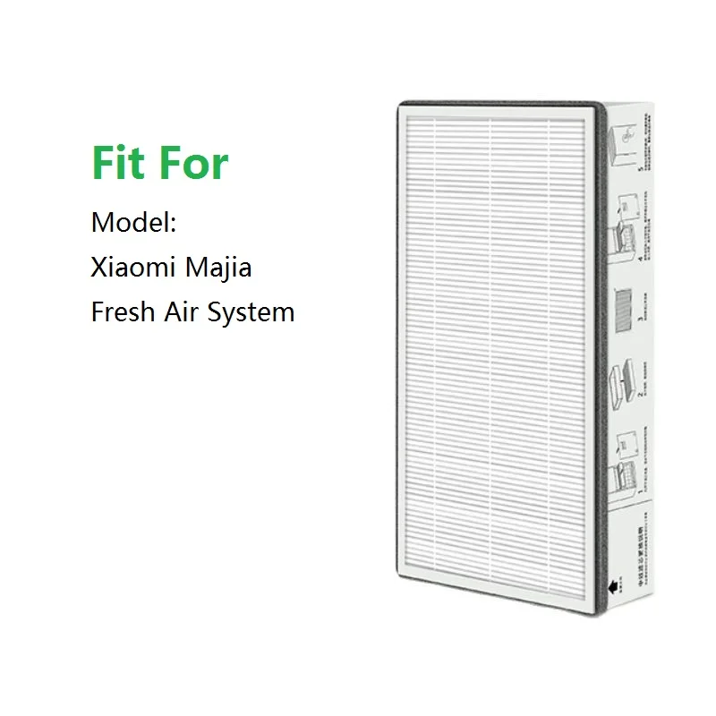 Replacement Fresh Air System Cylindrical Air Vent Hepa Filter For Xiaomi mjxfj-300,  Mijia Fresh Air System