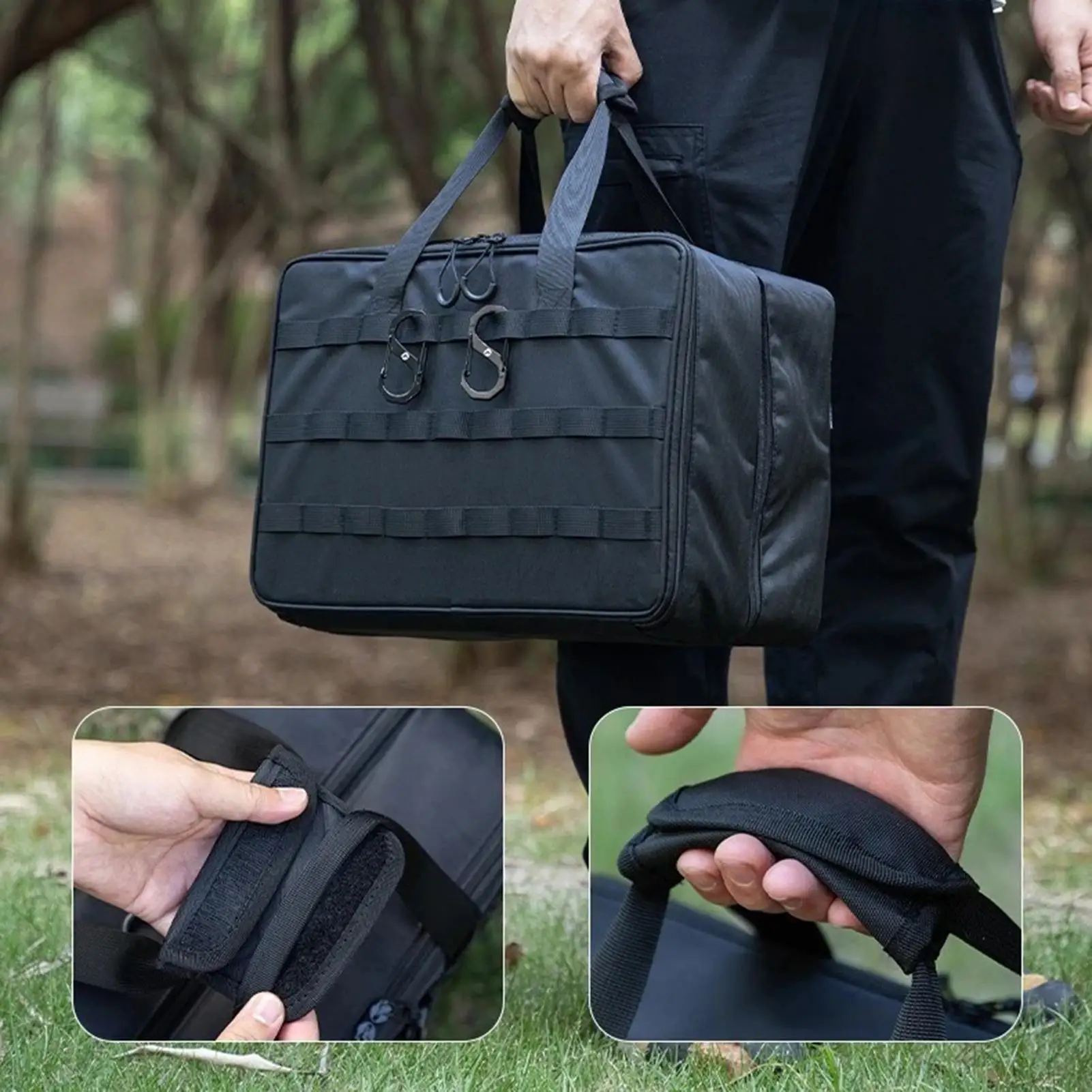 

Camping Tote Large Capacity Box 46L Camping Gear Organizer Sack For Outdoor Hiking Beach Picnics Weekend Grilling Road Trip